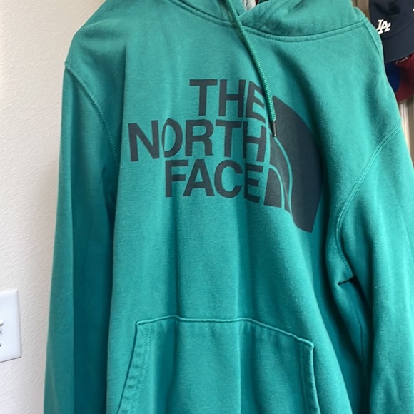 Green North Face Hoodie - Picture 3 of 3